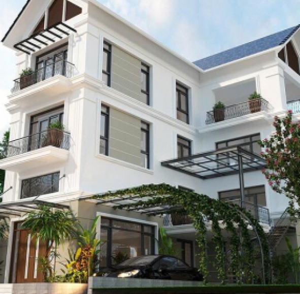 MẪU THIẾT KẾ BIỆT THỰ MÁI THÁI