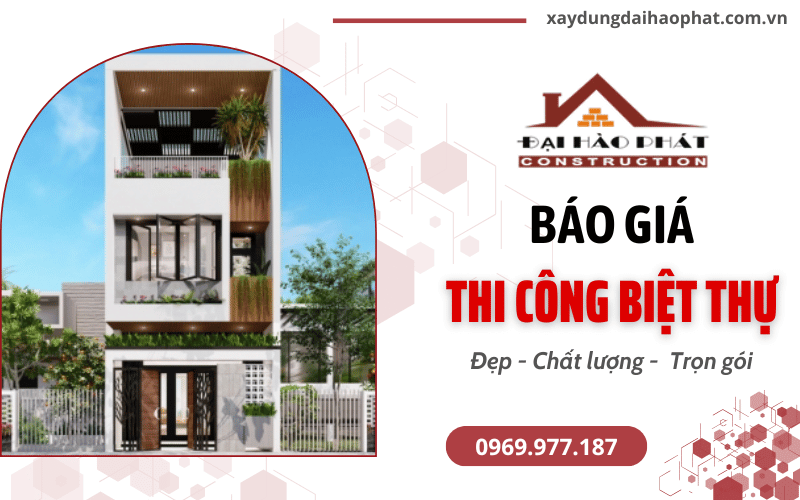 thi công xây dựng biệt thự
