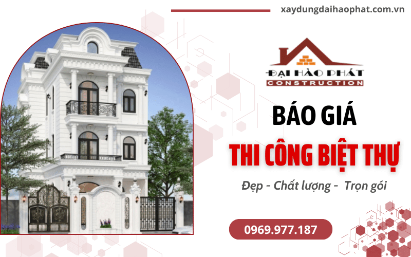 thi công xây dựng biệt thự