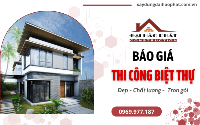 thi công xây dựng biệt thự