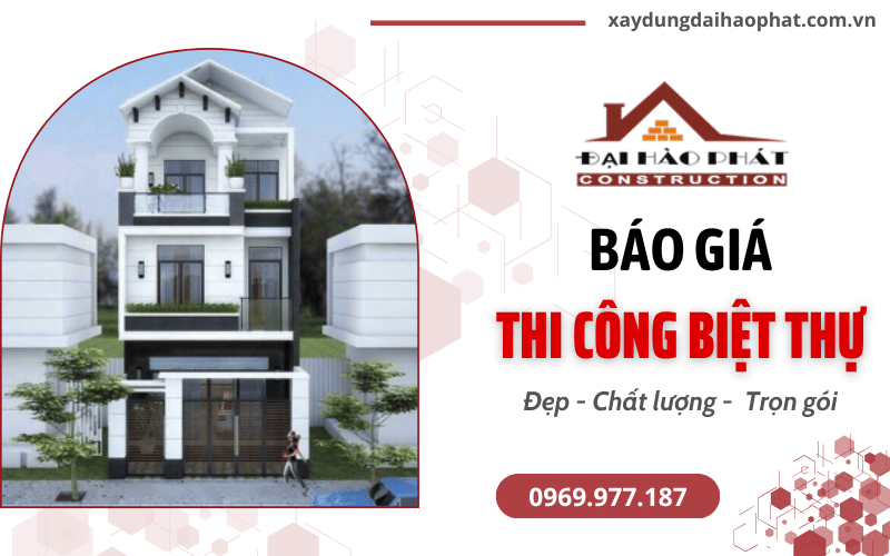 thi công xây dựng biệt thự